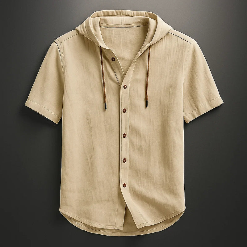 Cavo Linen Hoodie Shirt