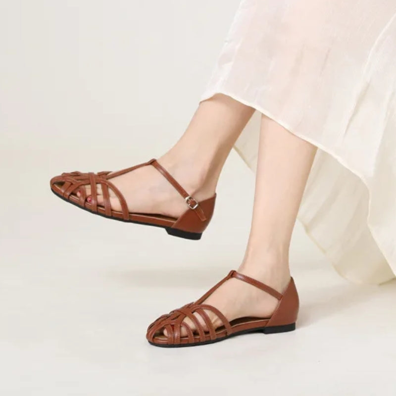 Callen Genuine Leather Flats