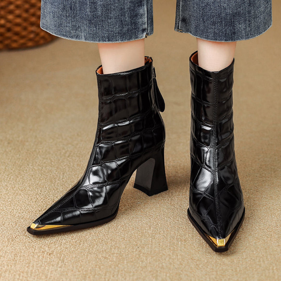 Caldrin Block-Heel Boot