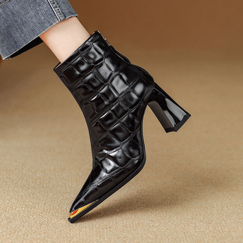 Caldrin Block-Heel Boot
