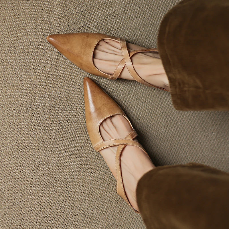 Virel Cross-Strap Flat