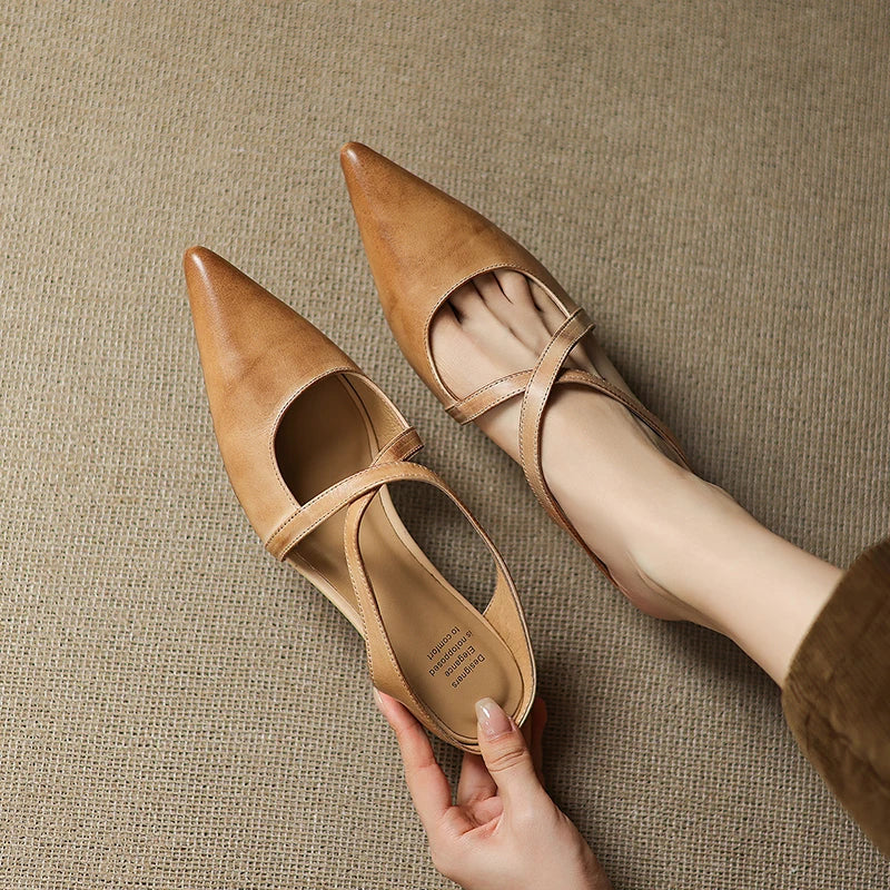 Virel Cross-Strap Flat