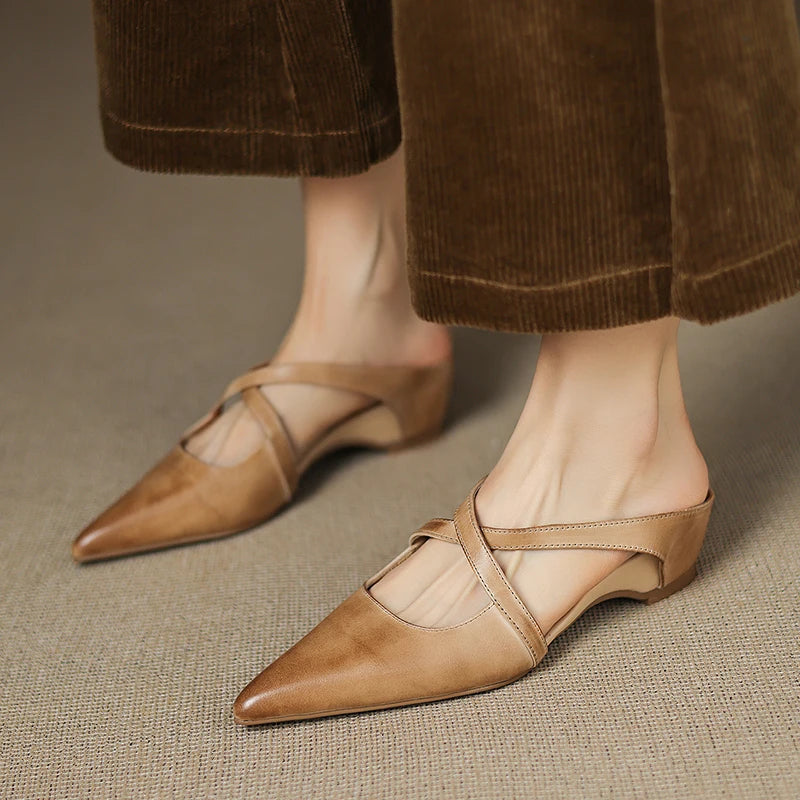Virel Cross-Strap Flat