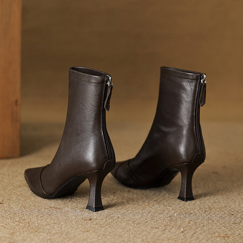 Solven Pointed Slim Boots