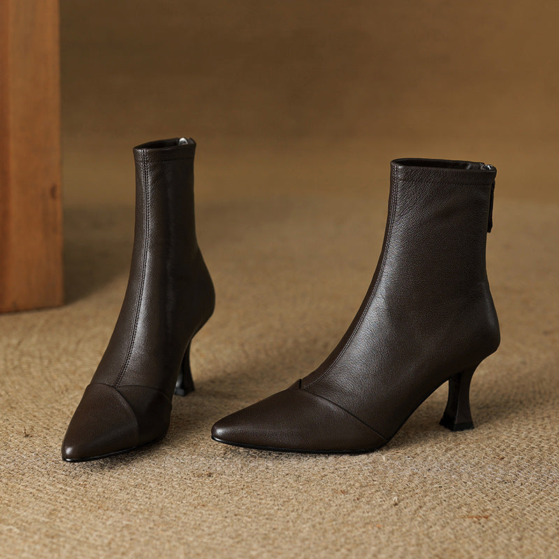 Solven Pointed Slim Boots