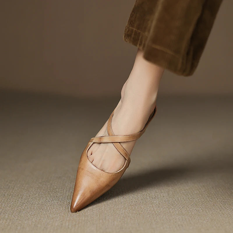 Virel Cross-Strap Flat