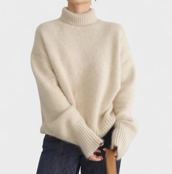 Elodie Cashmere Funnel Neck Jumper