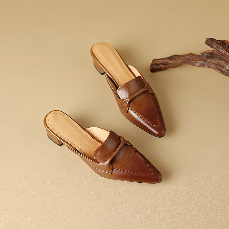 Cenara Leather Mules