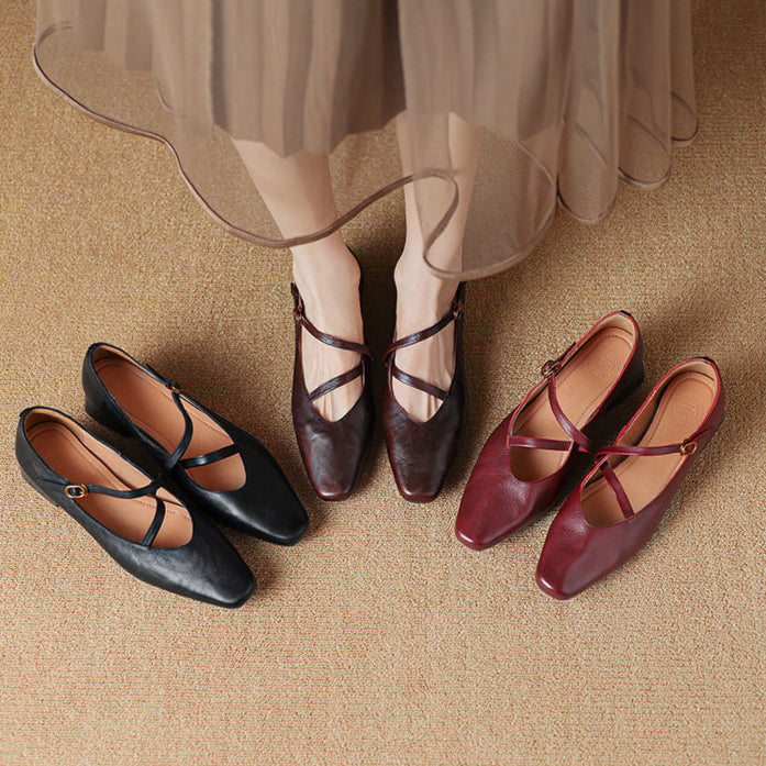 Seravi Leather Heels