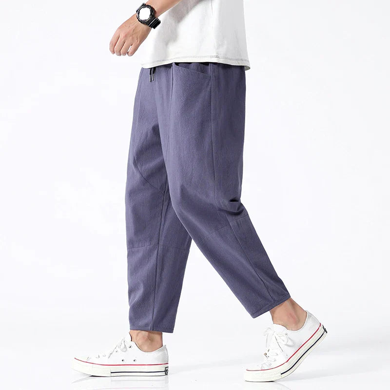 Katachi™ Cropped Linen Pants