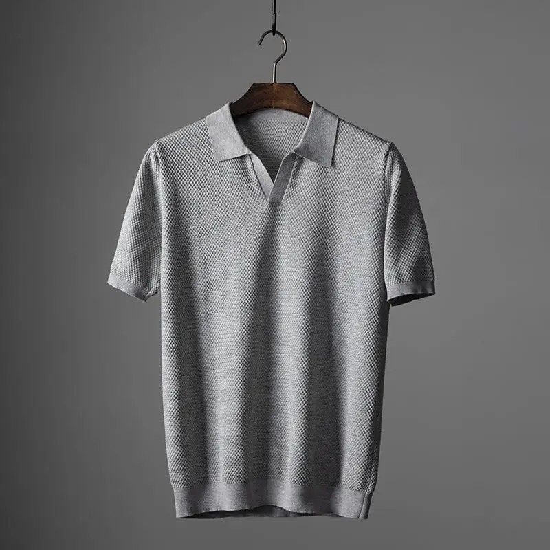 Lennox Knit-Collar Polo