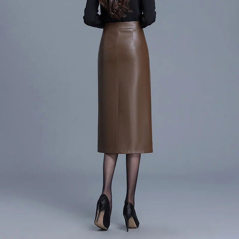 Liora Knot-Slit Skirt