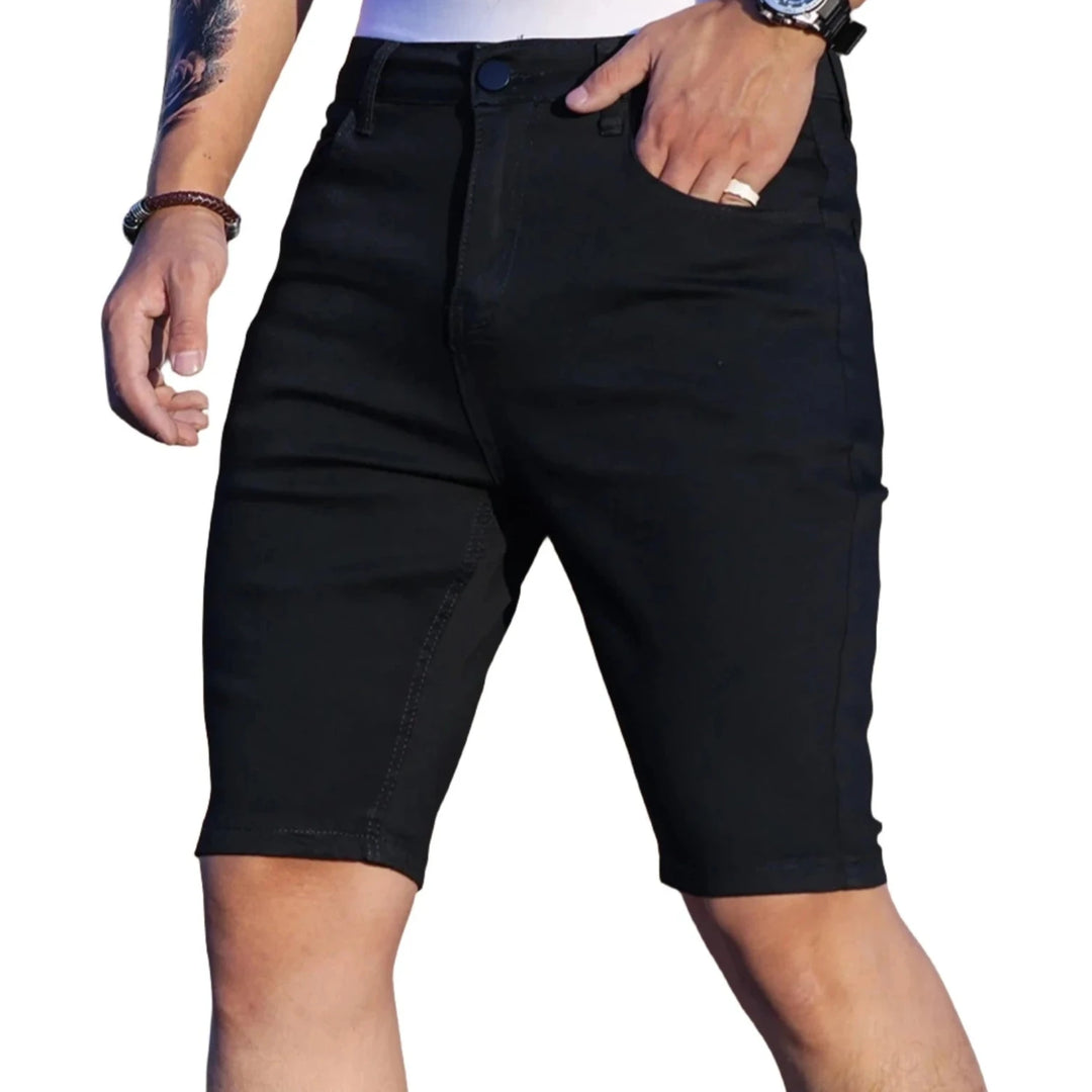 Loren Light Wash Denim Shorts