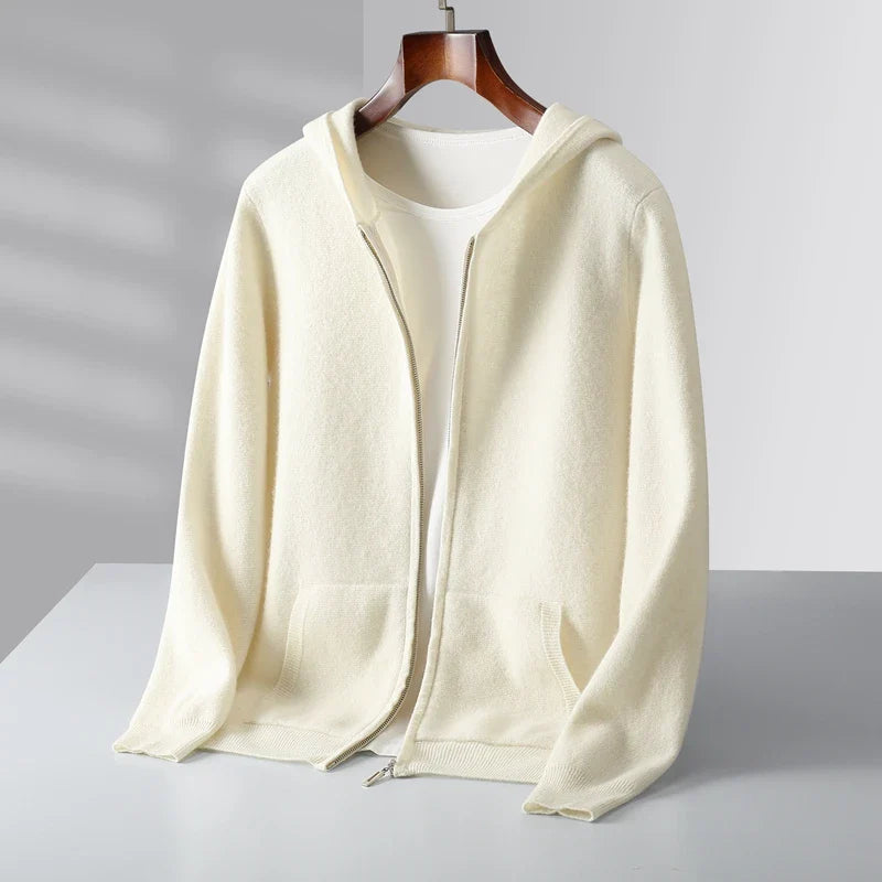Macio Cashmere Zip Hoodie