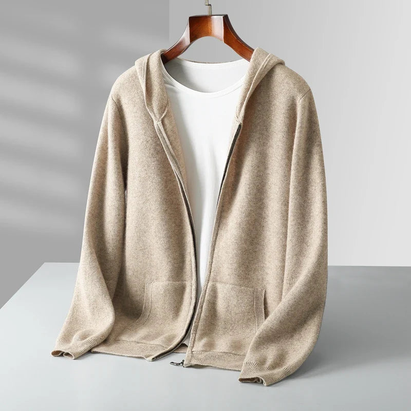 Macio Cashmere Zip Hoodie
