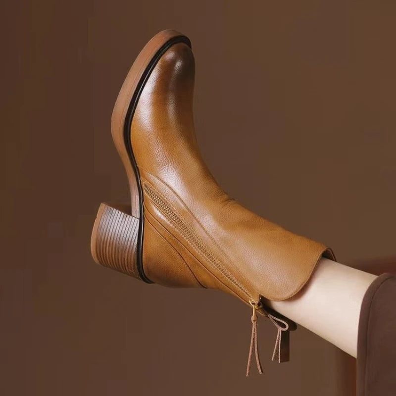 Marina Zip-Ankle Boot