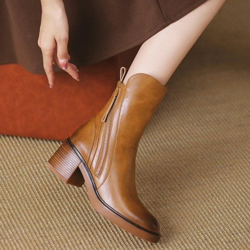Marina Zip-Ankle Boot