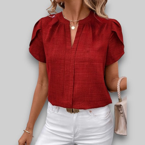 Maris Petal Sleeve Blouse