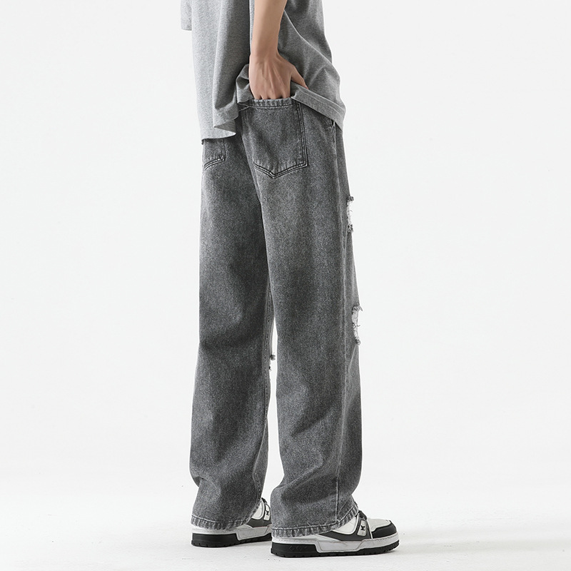 Nexus Distressed Denim Joggers