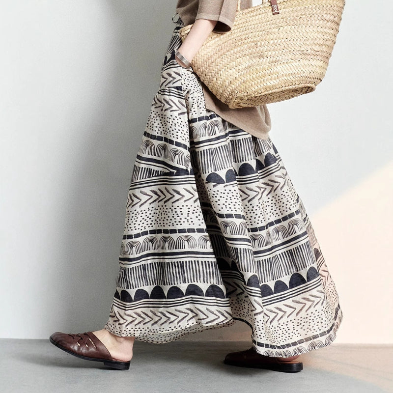 Noa Geo-Print Skirt