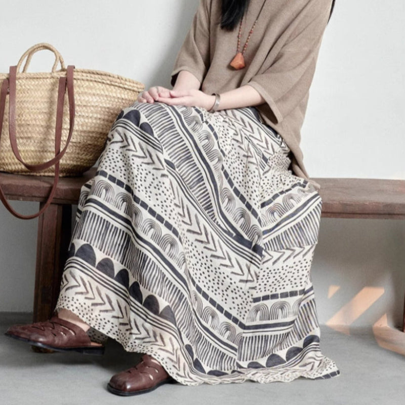 Noa Geo-Print Skirt