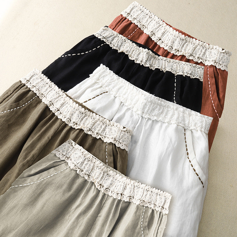Noa Lace-Cuff Trousers