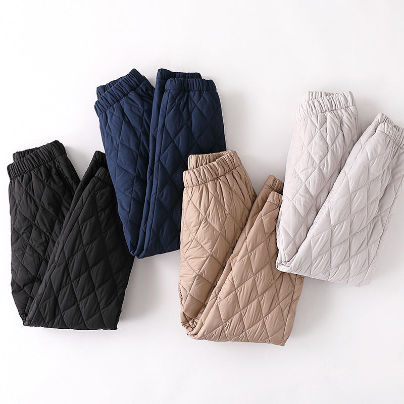 Nova Diamond-Stitch Pants