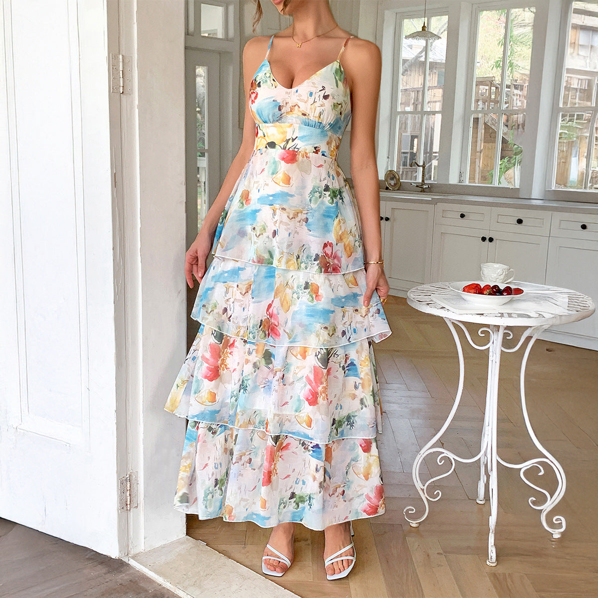 Liora Floral Maxi Cami Dress