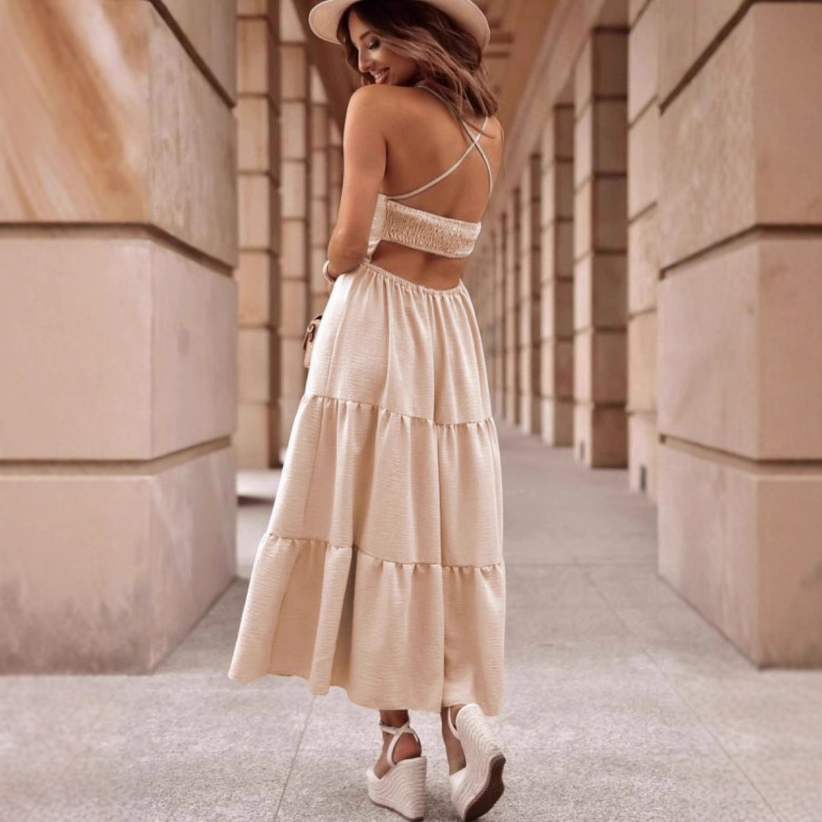 Sorrel Backless Maxi Dress