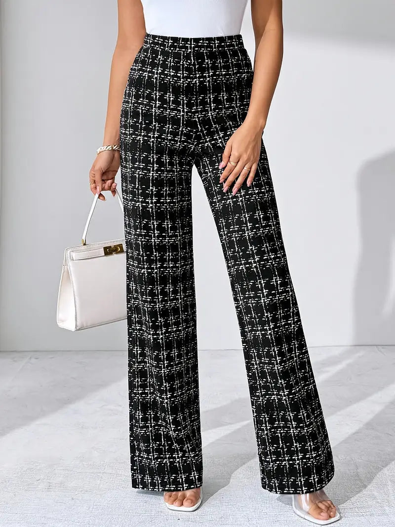 Maribel Plaid Flare Pant