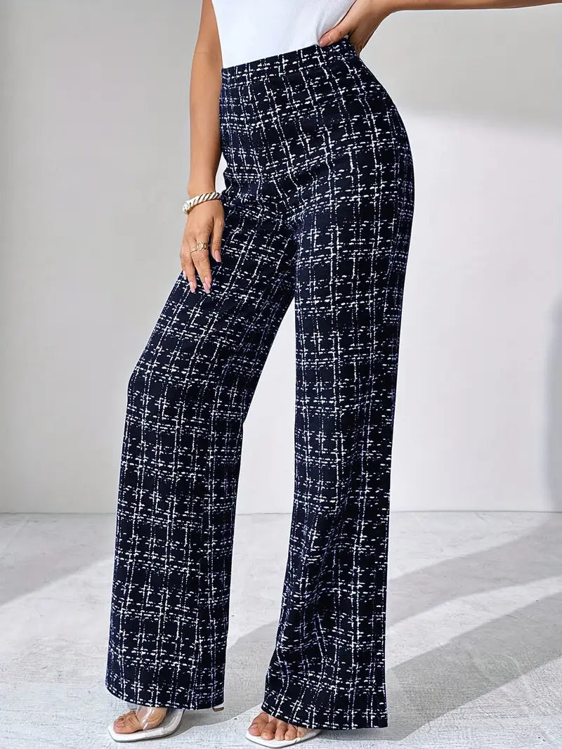 Maribel Plaid Flare Pant