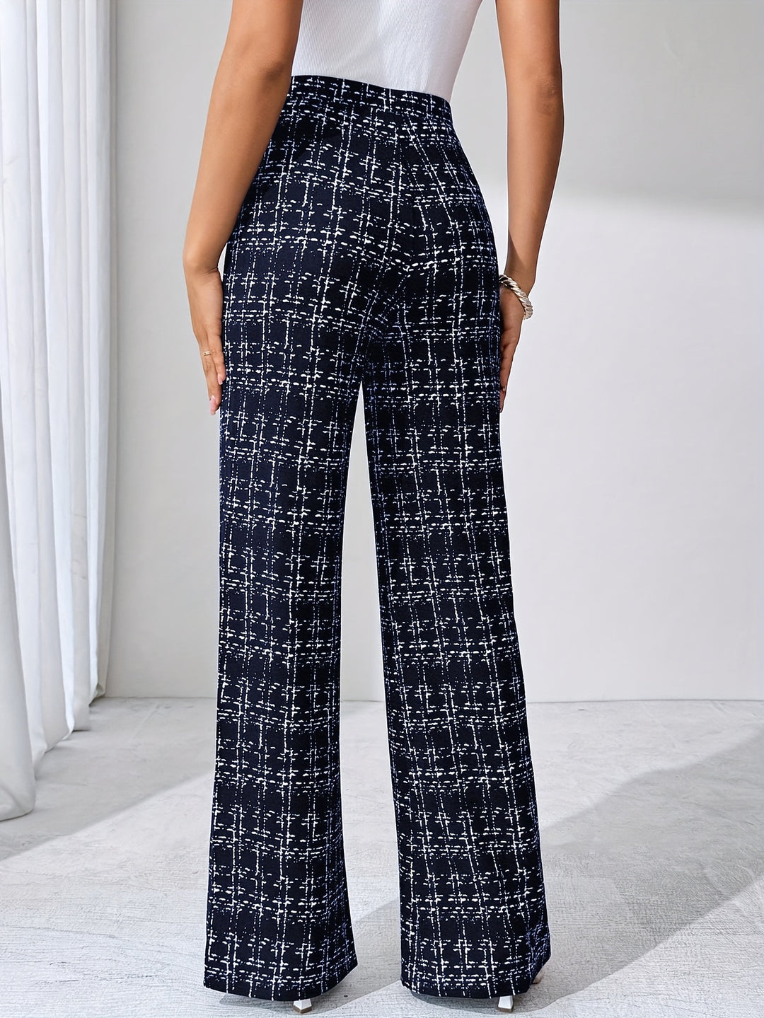 Maribel Plaid Flare Pant
