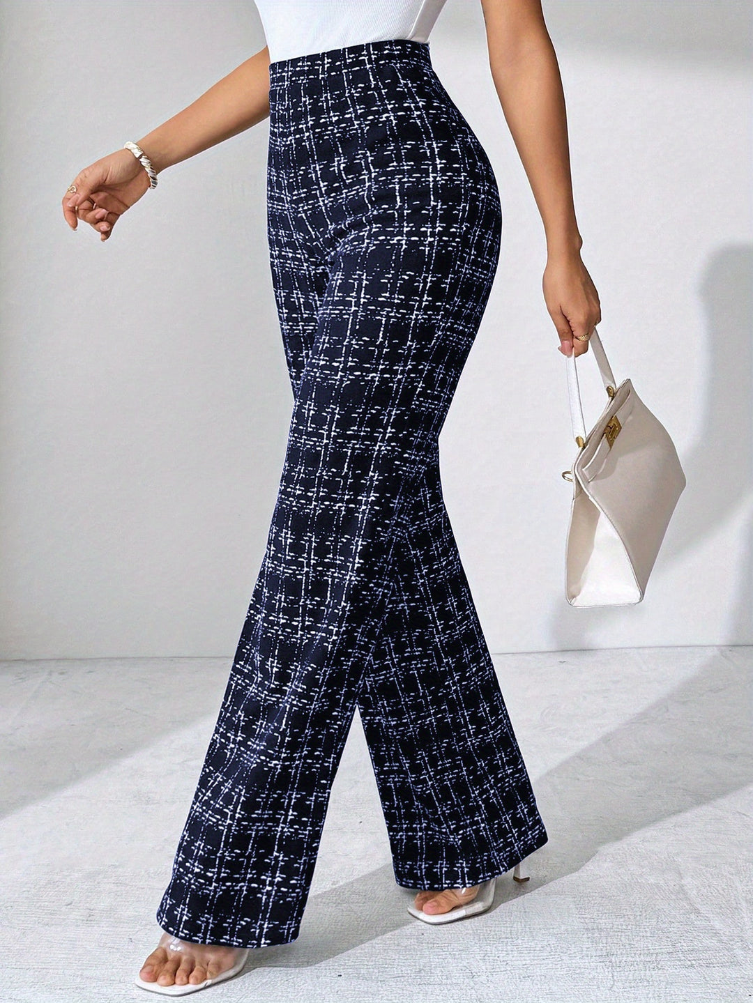 Maribel Plaid Flare Pant