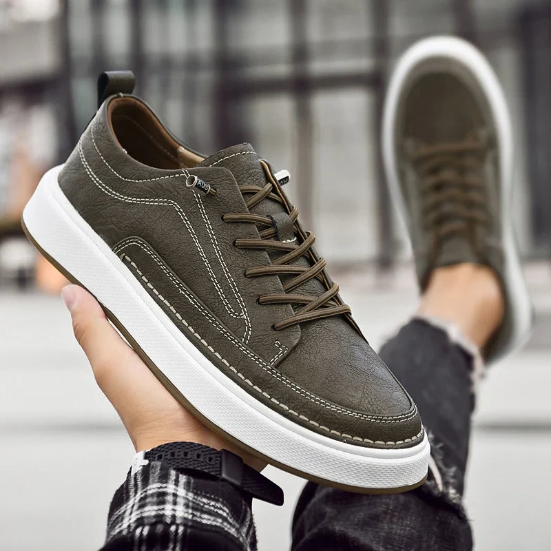 Ashby Genuine Leather Sneakers