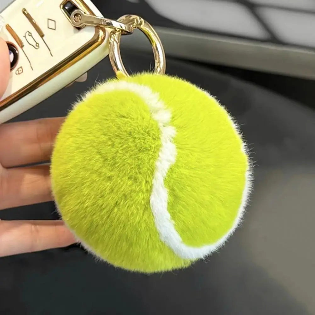 Tennis Ball Keychain