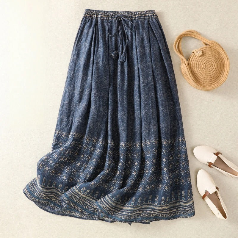 Suri Indigo Skirt
