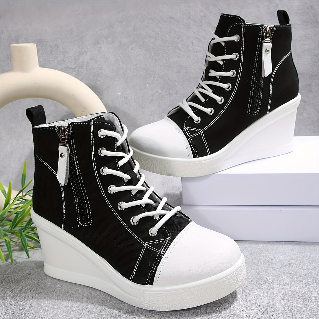 Rowan Canvas Wedge Sneaker