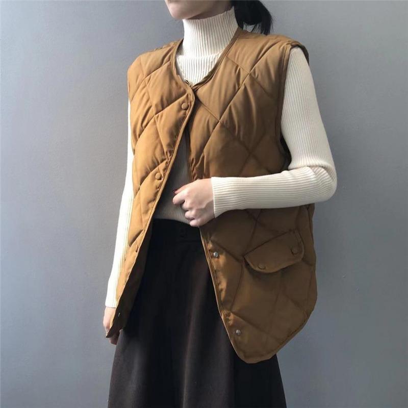 Sable Quilted Bomber Vest