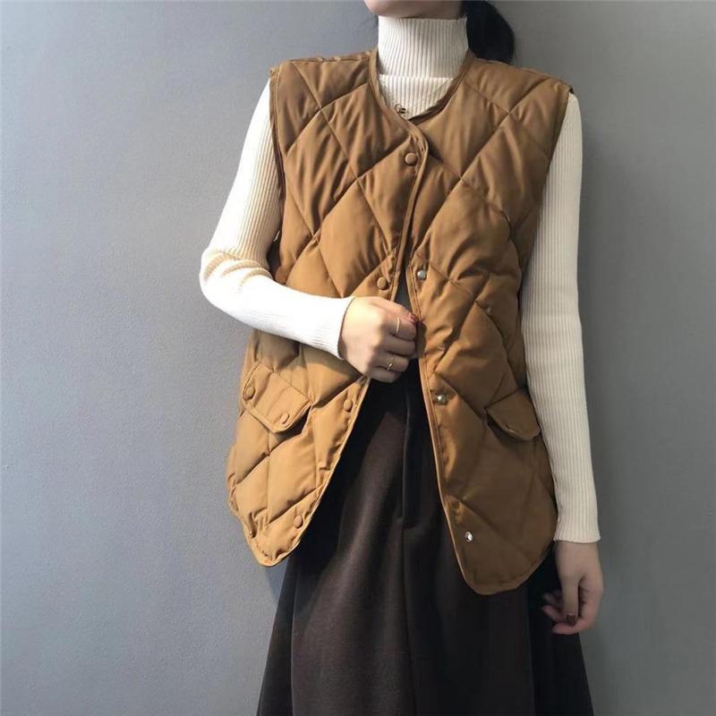 Sable Quilted Bomber Vest