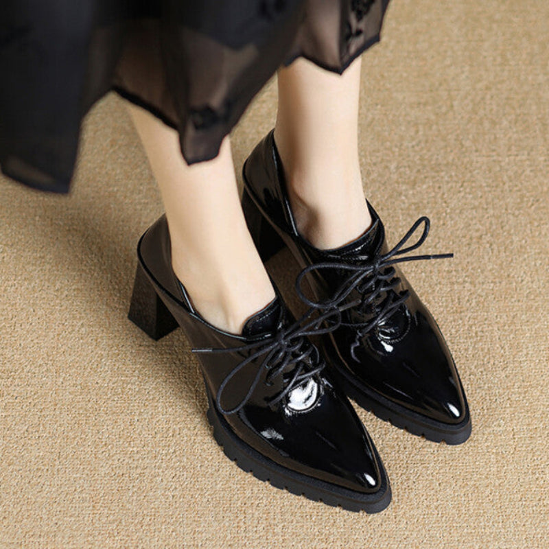 Camden Leather Heels