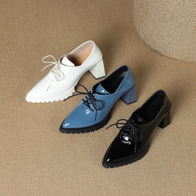 Camden Leather Heels