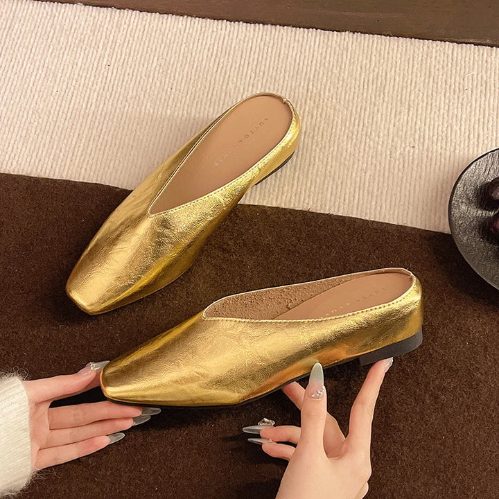 Elvon Round-Toe Mules