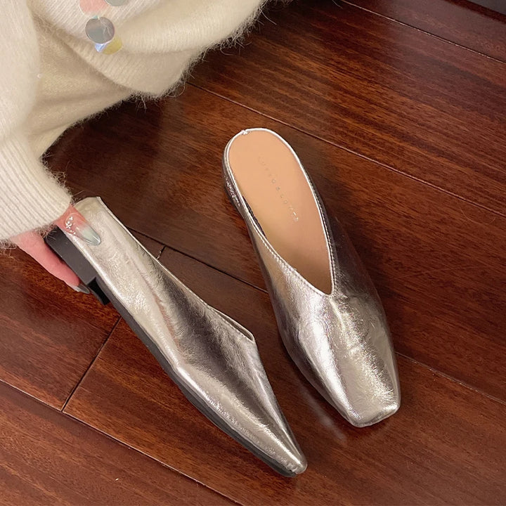 Elvon Round-Toe Mules