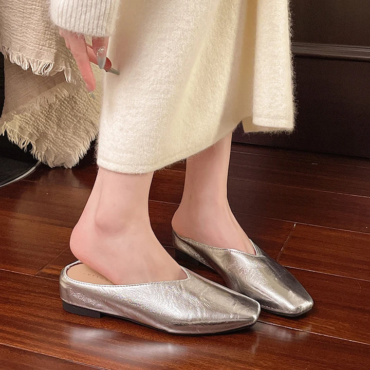 Elvon Round-Toe Mules